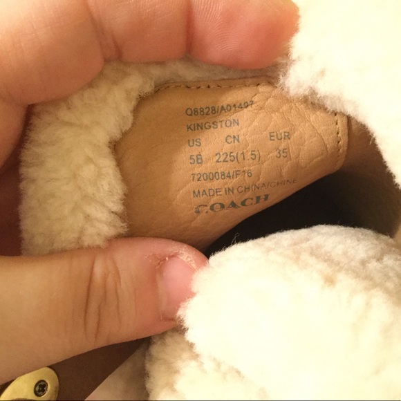 NWT Coach Kingston Wedge Booties - Picture 7 of 11